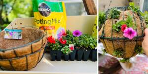 Photo: How to Make a Hanging Basket Sphere